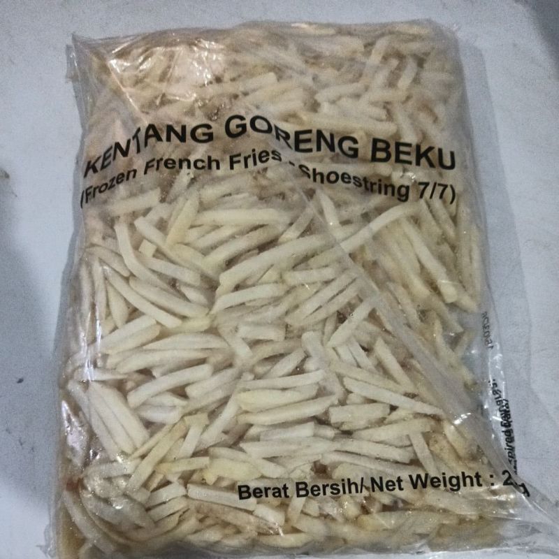 

Kentang Shostring Polos Dua putra 2,5kg