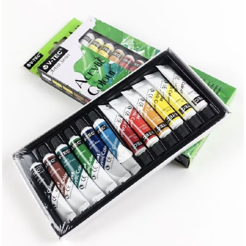 

CAT AKRILIK V-TEC 12 ACRYLIC COLOURS VT-612/A