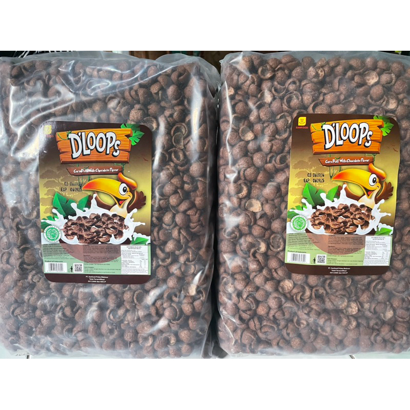 

D’Loops Sereal Rasa Buah dan coklat / Choco Crunch D’LOOPS 1kg