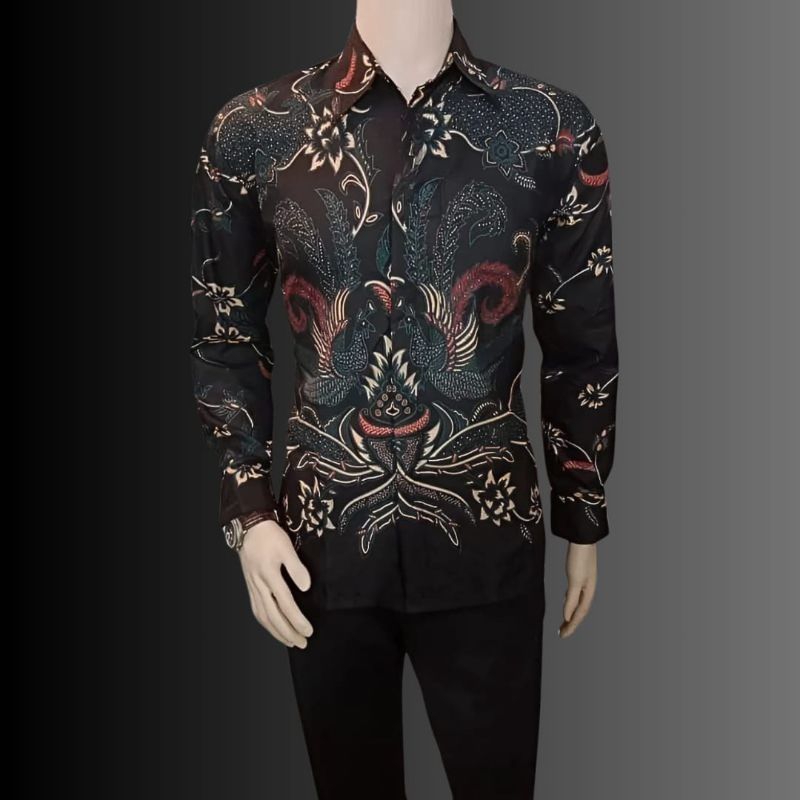 Baju Batik Pria Lengan Pendek Kemeja formal Modern Premium Korpri Model Terbaru Slimfit Dewasa