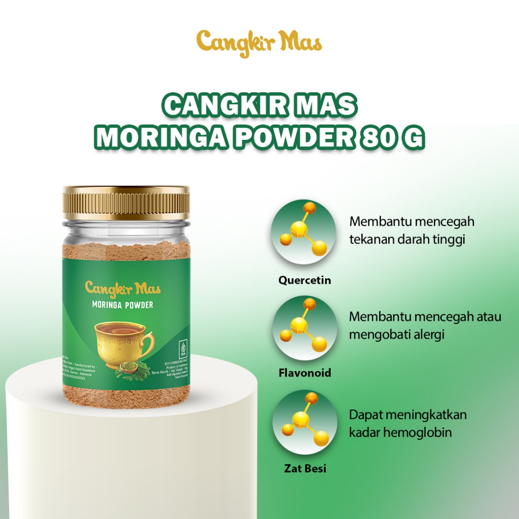 

Cangkir Mas Moringa Powder 80 Gr