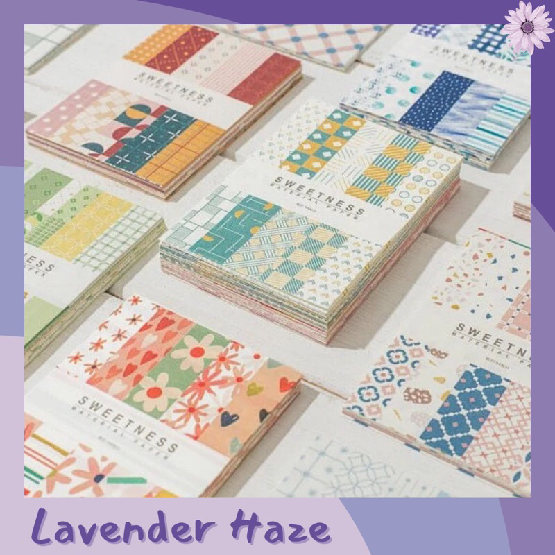 

LH♡ Kertas Dekor Scrapbook Motif / Deco Paper isi 50 pcs Motif Bohemian Aesthetic