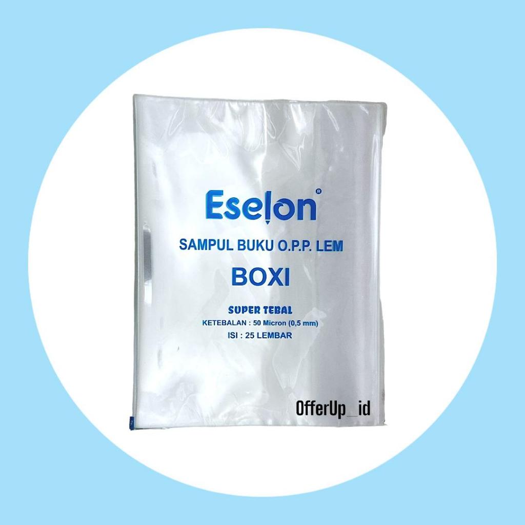 

SAMPUL BUKU PLASTIK ESELON UKURAN BOXI