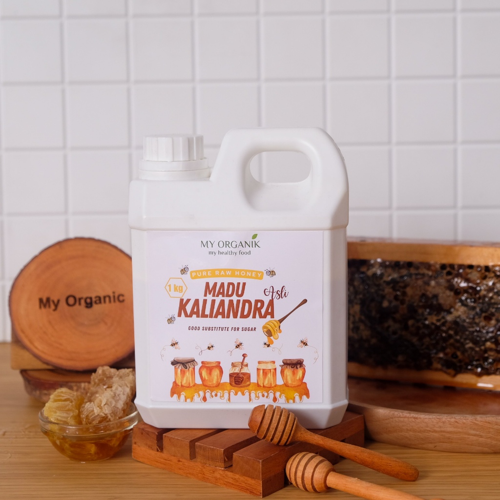 

My Organik Madu Murni Kaliandra 1kg Raw Honey Premium Tanpa Campuran