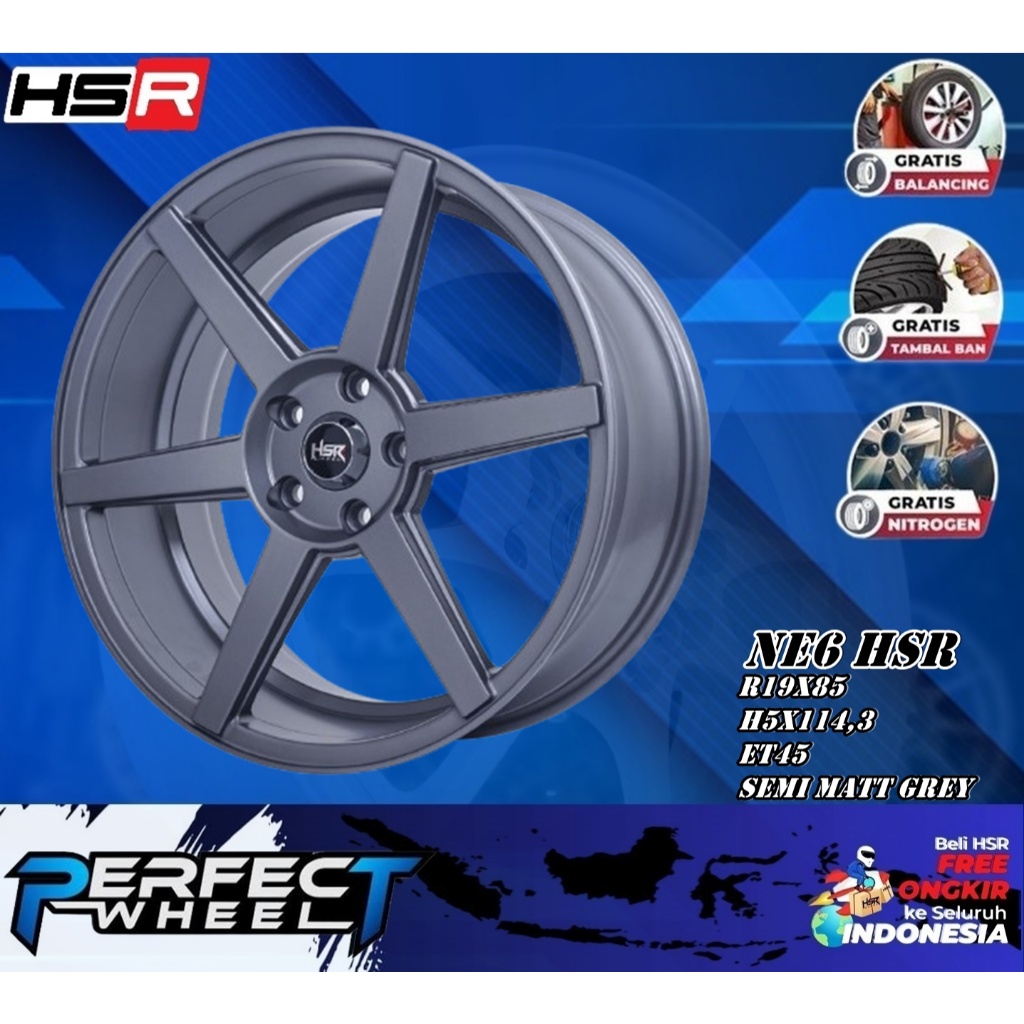 Jual Velg Racing R19 Hsr Wheel NE6 Velg Mobil Terios,Alphard,Crv,Civic,Accord