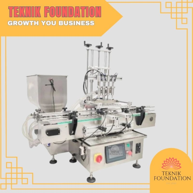 Mesin Filling Pasta Otomatis 4 Nozzle TSN-4G Filling Conveyor Otomatis