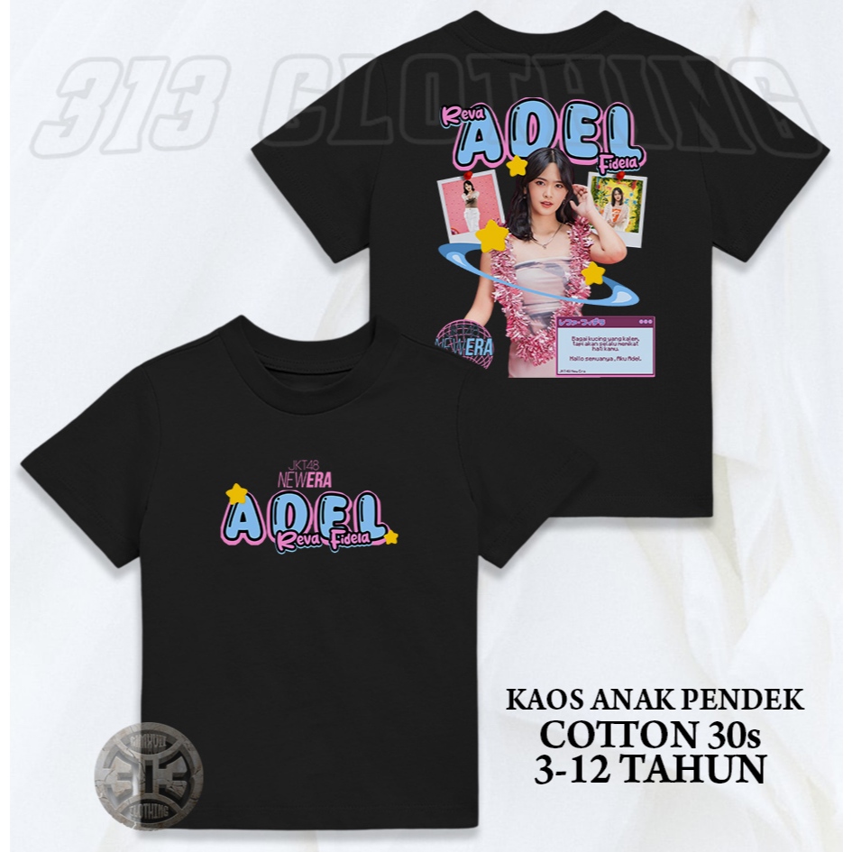 Kaos Anak JKT48 Adel Fadela / Atasan Baju Anak Adel JKT48 New Era