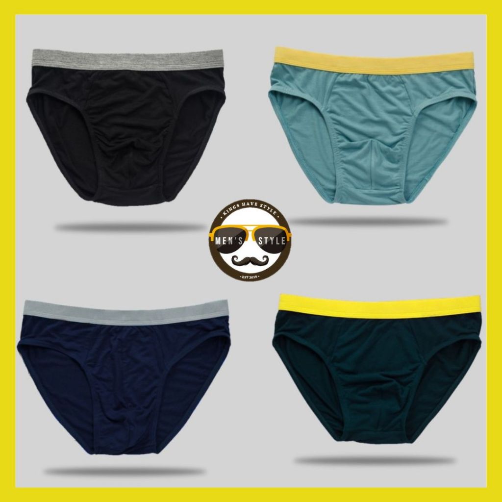 Color Cowok Motif Polos Jumbo CD Pria Cotton PDP 15