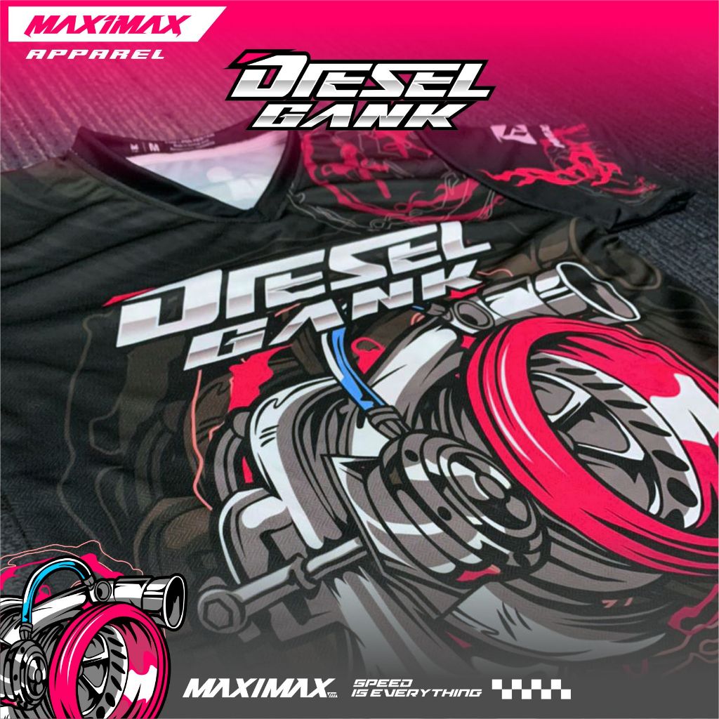 JERSEY DIESEL GANK TURBO| Jersey Premium | Jersey Turbo Premium - Maximax Apparel