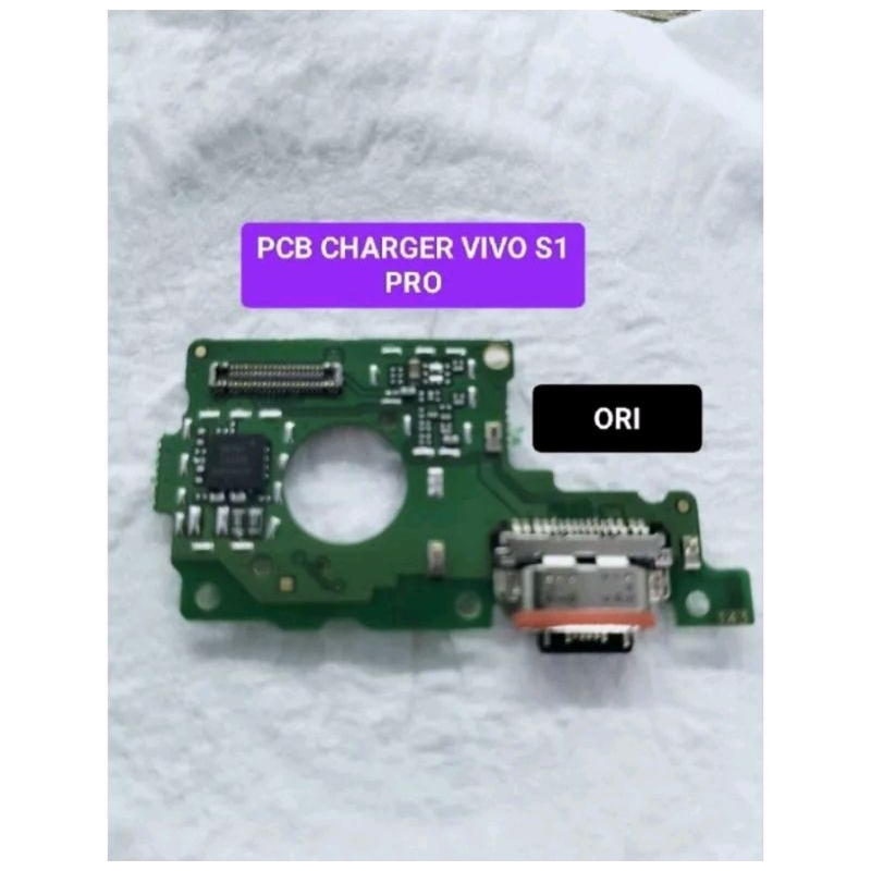 KONEKTOR PCB CHARGER PAPAN CAS VIVO S1 PRO FULL IC+MIC ORI