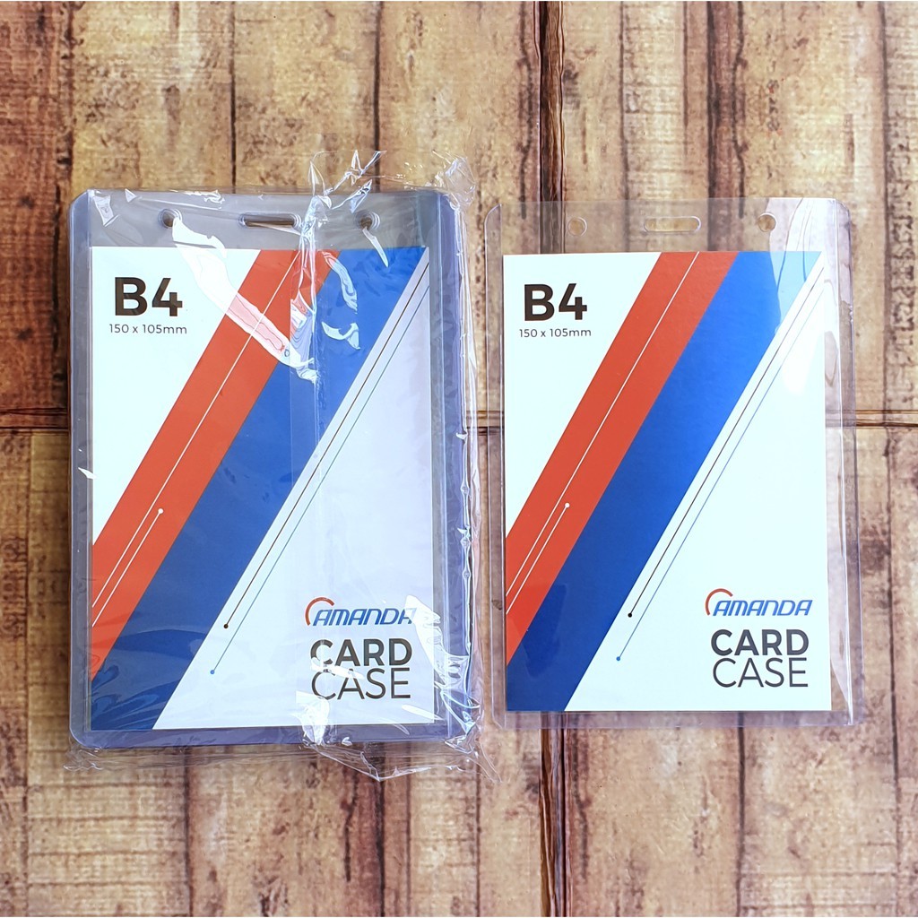 

Amanda Card Case B4 / Plastik ID Tebal Uk. B4 (Pak Isi 20 Lembar)