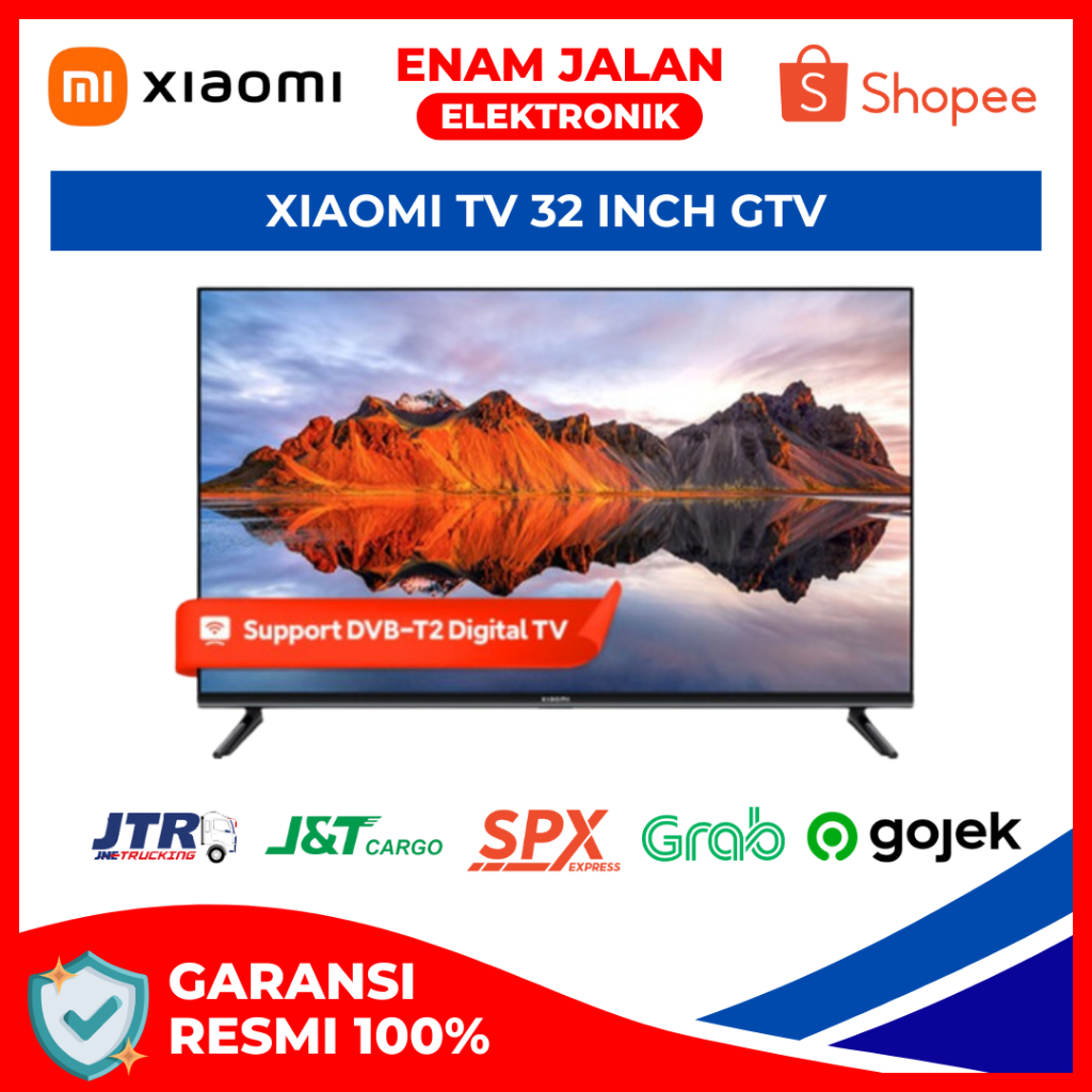 Xiaomi TV 32 Inch GTV Smart TV Digital Bezelles