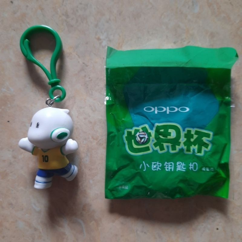 Figure Gantungan Kunci Oppo World Cup Keychain 10 Neymar