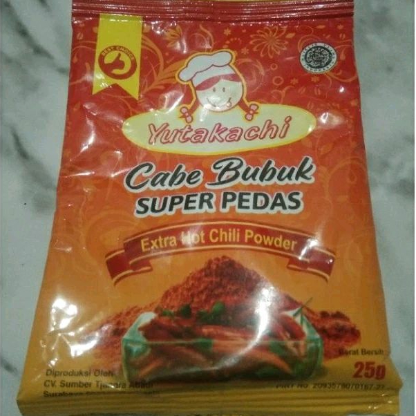 

Yutakachi Cabe Bubuk Super Pedas 25gr