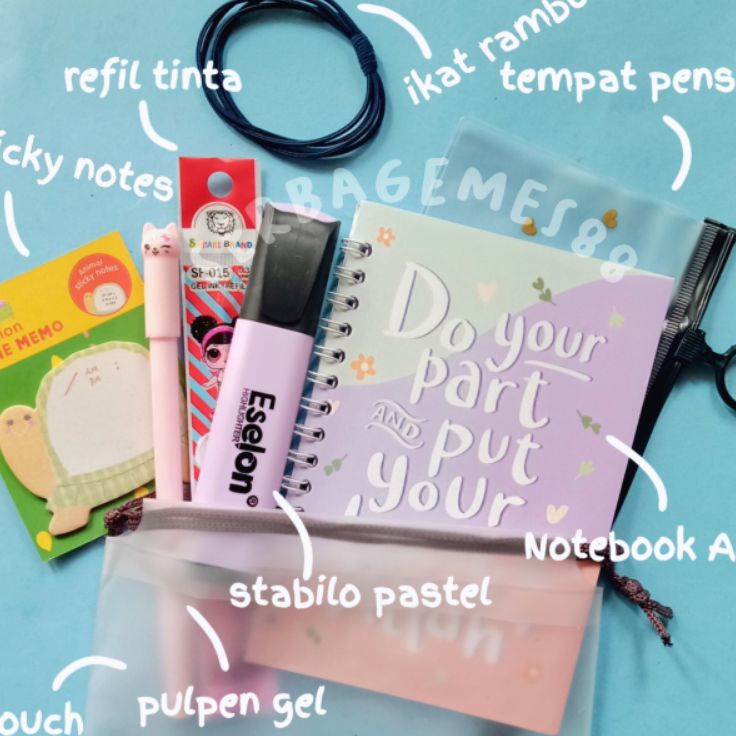 

Sekarang Viral serbagemes88 PAKET ALAT TULIS 8IN1 STATIONERY SET FANCY ALAT TULIS SET