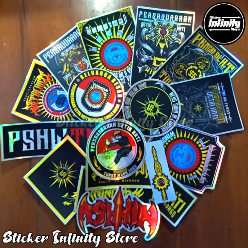 

Stiker HOLOGRAM PSHW WINONGO Pack Cutting Pola Desain Premium Anti Air - 1 Pack Isi 17 Pcs