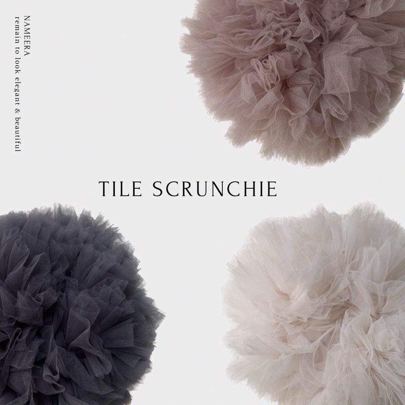 Scrunchie Tile| Cepolan Jumbo Tile| Scrunchies Jumbo Premium| Scrunchies Jumbo| Cepolan Hijab Jumbo