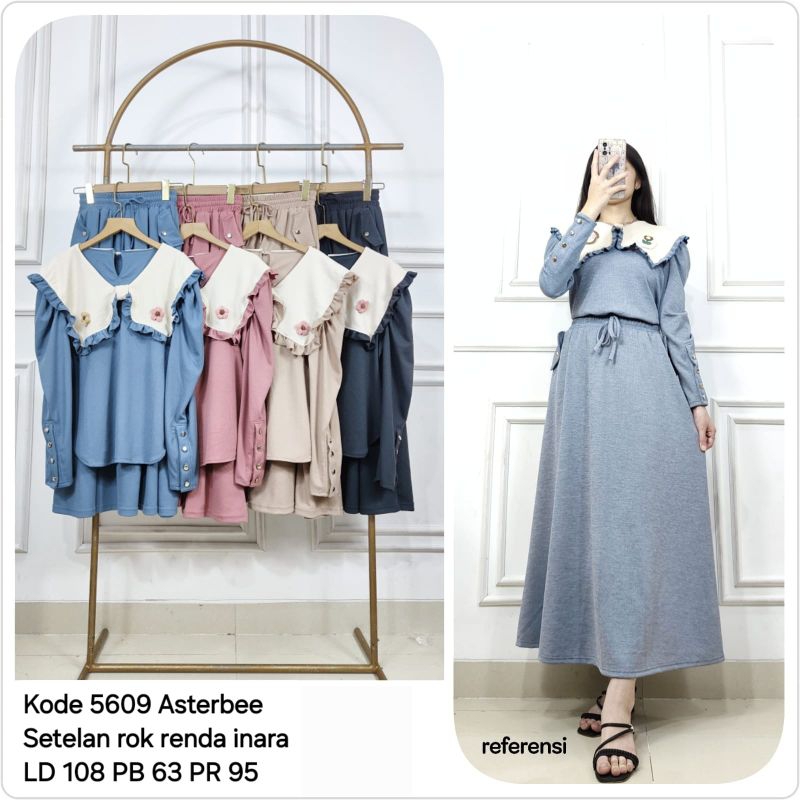 Clarke| Set rok knit cargo