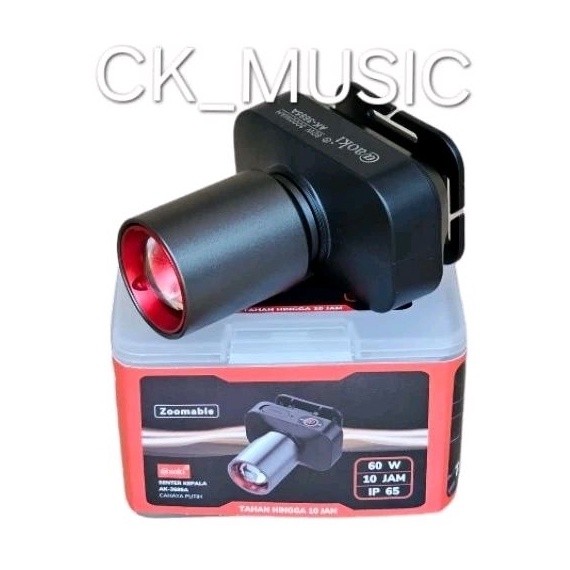 Hadir Terunik SENTER KEPALA AOKI ZOOM 6W AK3685A SENTER ZOOM 6WATT AOKI AK3685A ORIGINAL