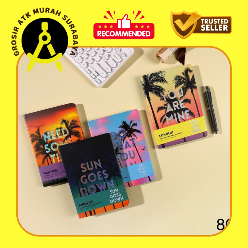 

Buku Agenda Notebook Buku Catatan Bahan Harddcover Premium Mikirie
