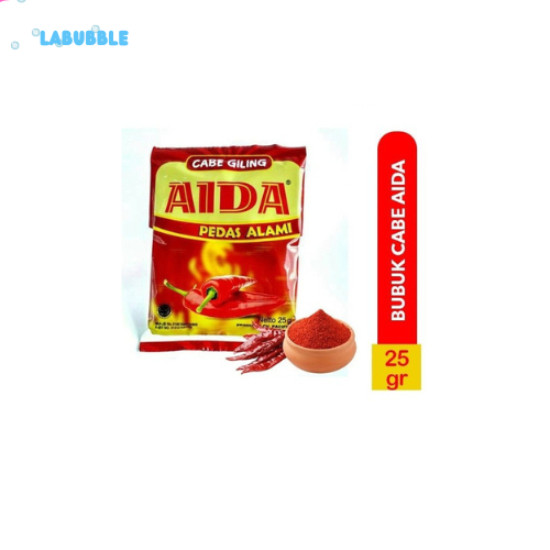 

Aida Bubuk Cabe 25gr Peda Alami Cabe Kering Tabur