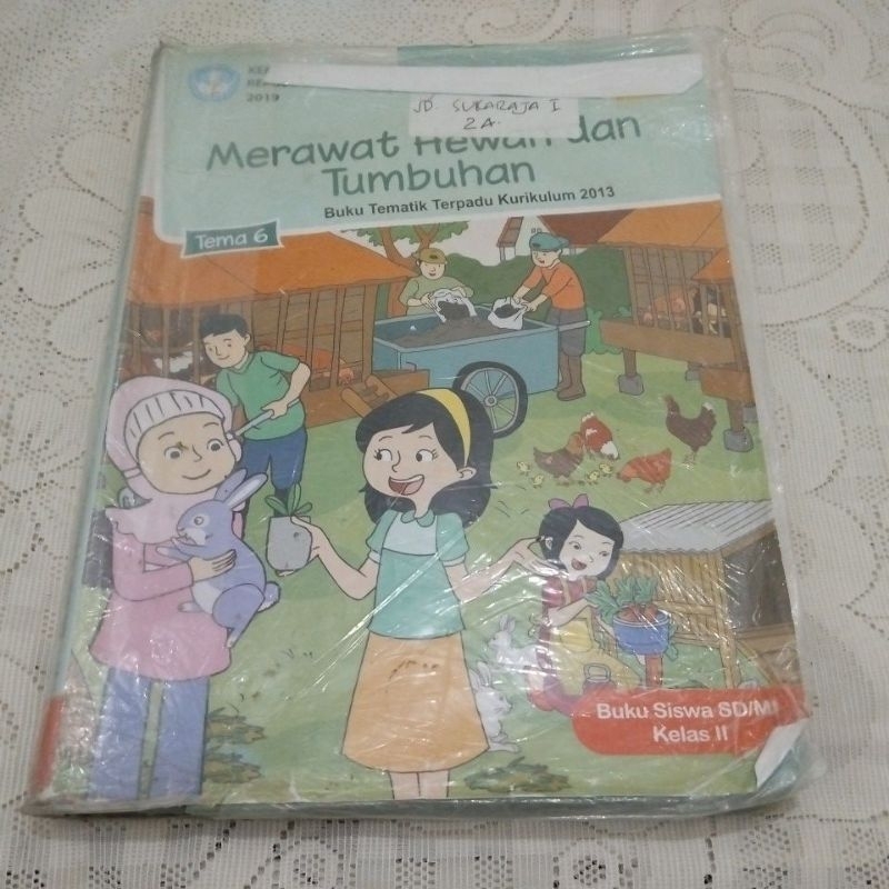 buku tema 6 merawat hewan dan tumbuhan kelas 2 SD