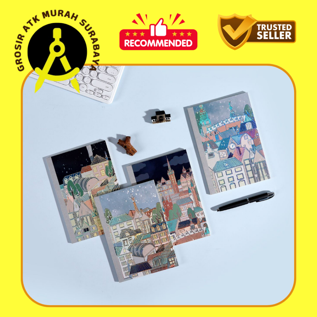

Buku Agenda Notebook Buku Catatan Spesial Binding Mikirei Series