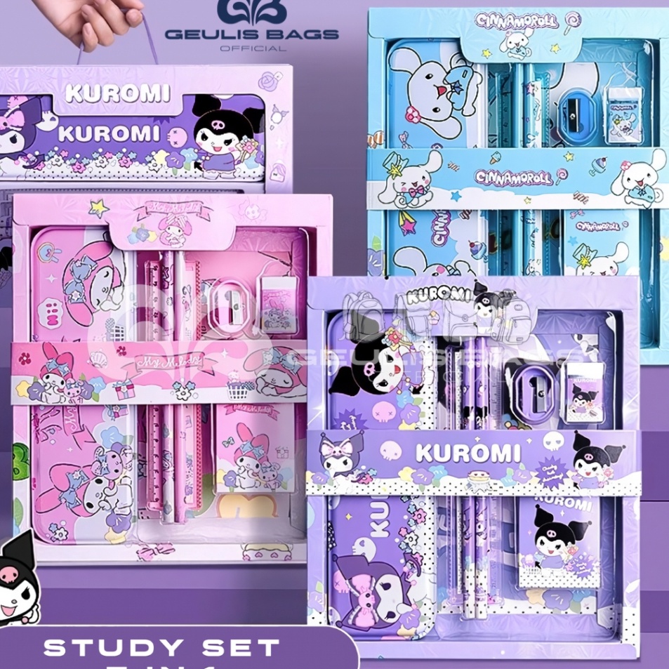 

Kejutan Minggu Ini GEULIS BAGS Studen Set Alat Tulis Sekolah Karakter Kuromi Cinamonrol My Melody 7 In 1