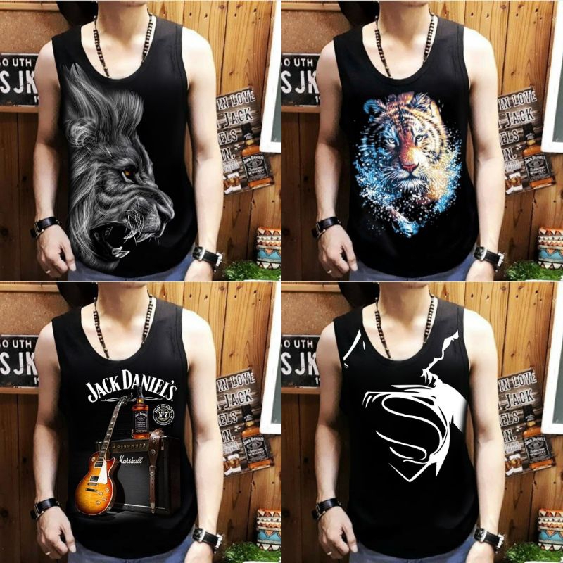 SINGLET PRIA PREMIUM/SINGLET PRIA/OBLONG TANPA LENGAN/KAOS DALAM
