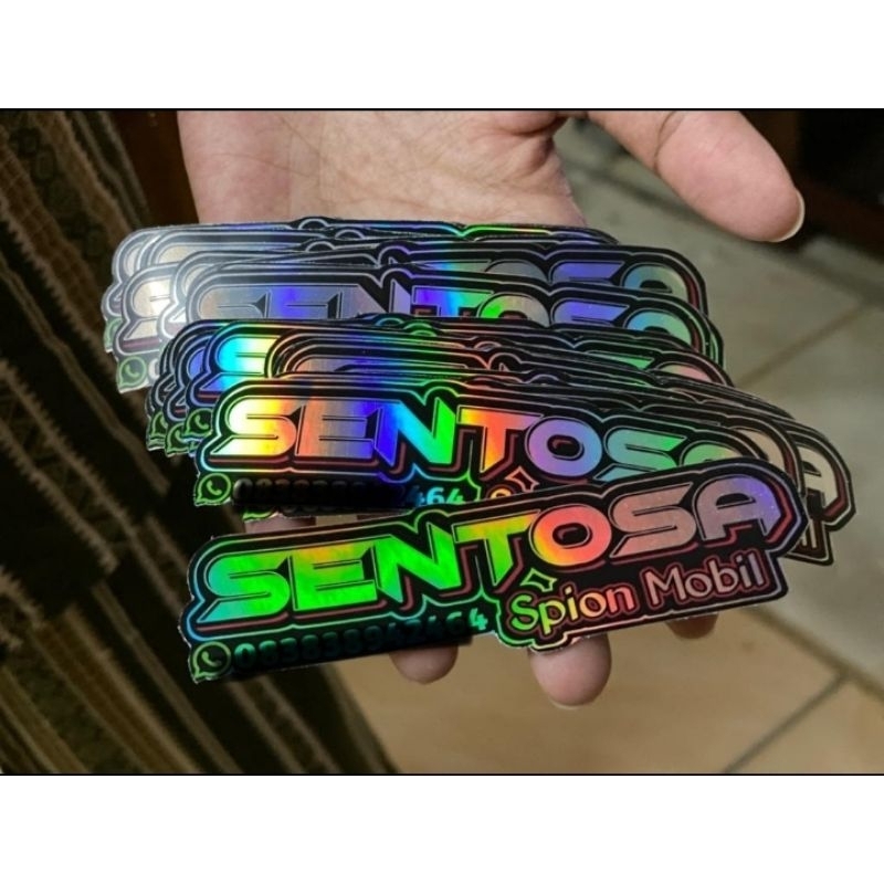 Cetak Stiker Hologram & Cutting A3