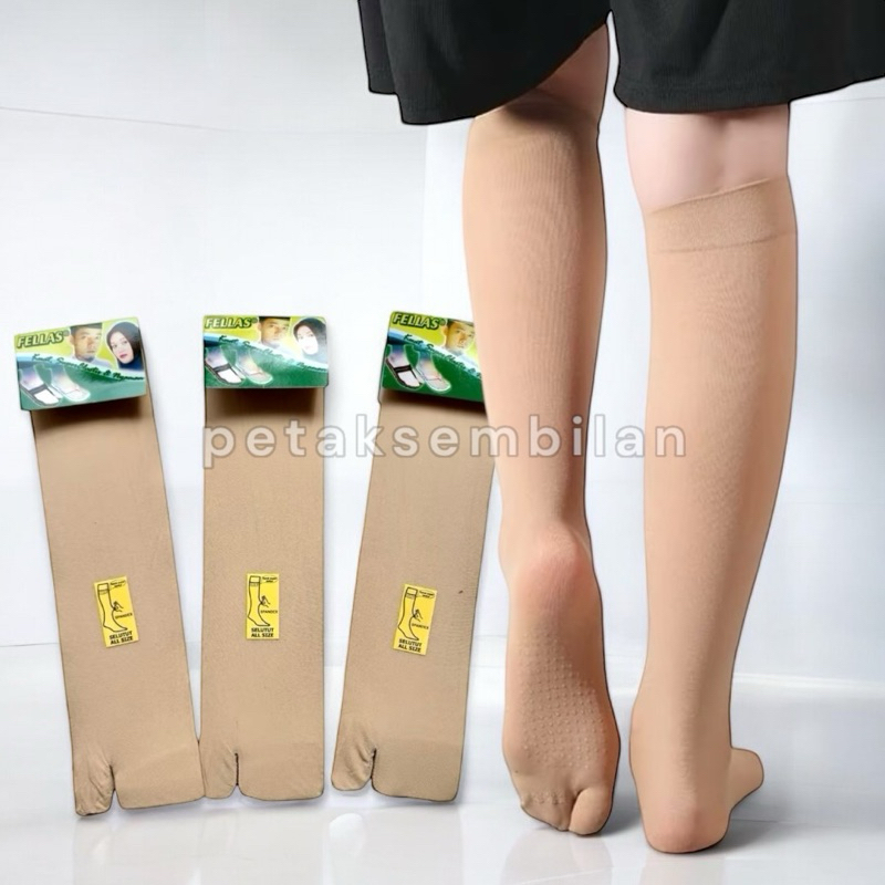 Stoking Kaos Kaki Jempol Wanita Sampai Lutut Stocking
