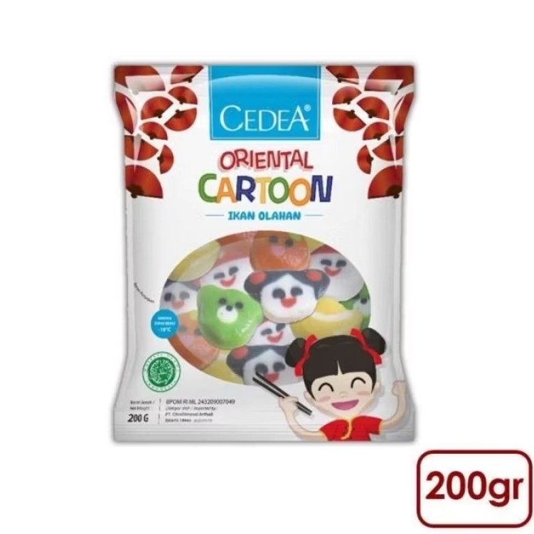 

Cedea Oriental Cartoon 200gr Ikan Olahan