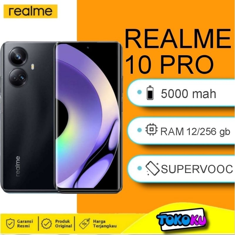 REALME 10 PRO PLUS RAM 12/256 GB - GARANSI RESMI INDONESIA