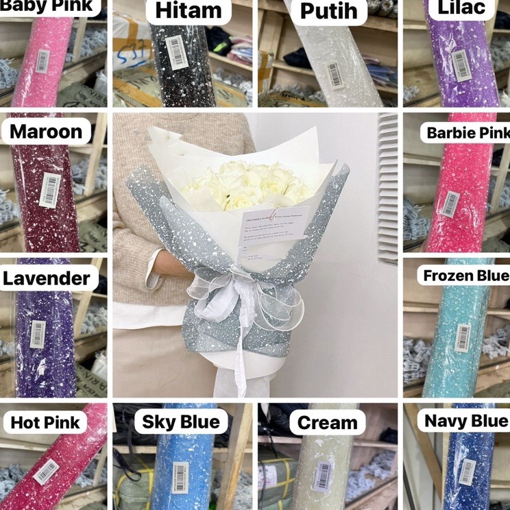 

Special Surprise KERTAS BUKET KAIN TILE SNOW dijual per ROLL 5 cm x 37 m