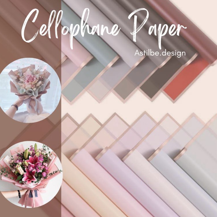 

Dijamin Hemat Kertas Buket Bunga Cellophane Paper Flower 1 pack isi 2
