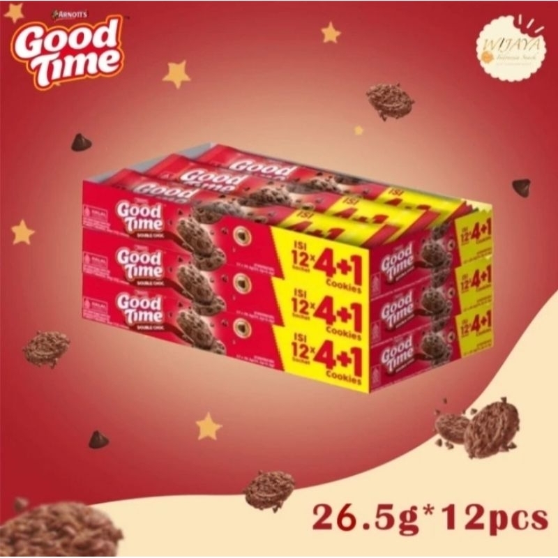 

BISKUIT GOOD TIME CHOCO CHIPS TERMURAH!! 1 BOX 12 PC