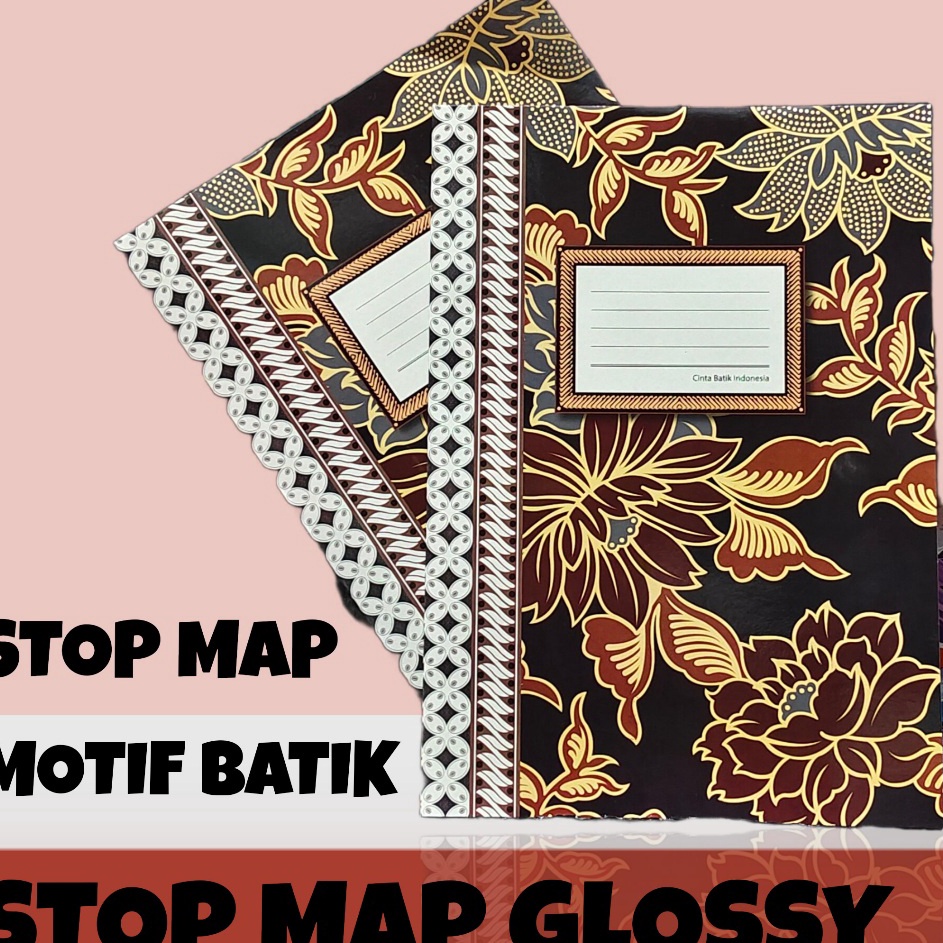 

Grosir Baru STOPMAP MOTIF BATIK GLOSSY 1 PACK ISI 1 PCS