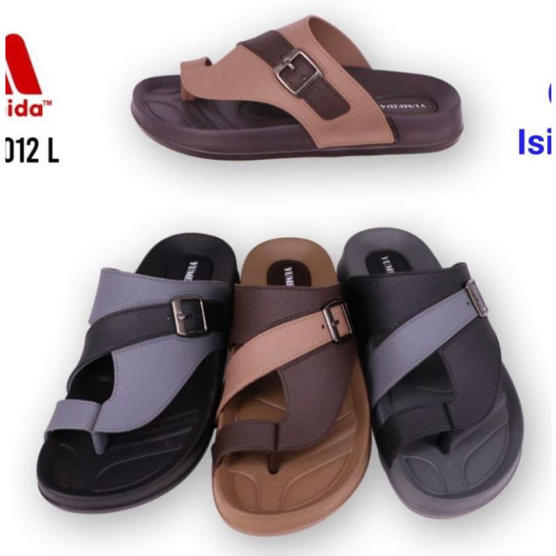 Sandal Pria Jepit Jempol S38-43 Yumeida Gesper Sendal Pria Keren