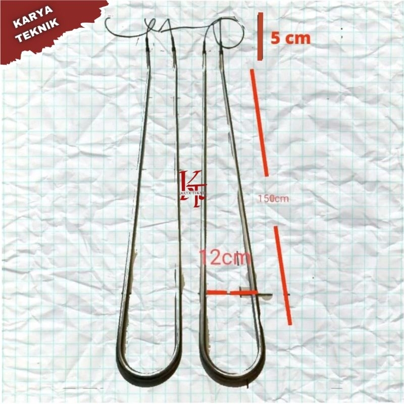 Evapurator/Defros Tubular Heater P 150cm L 12cm T 5cm
