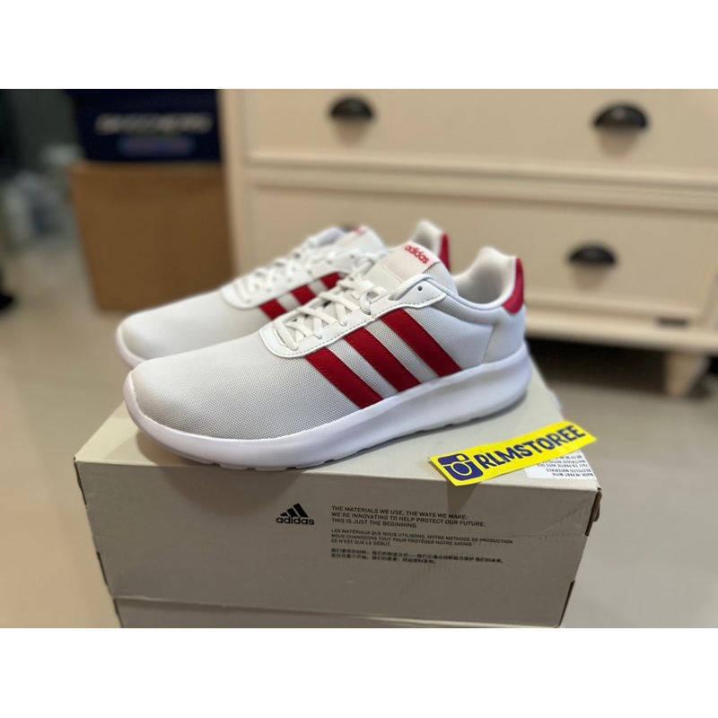 Adidas Running Lite Racer White Red