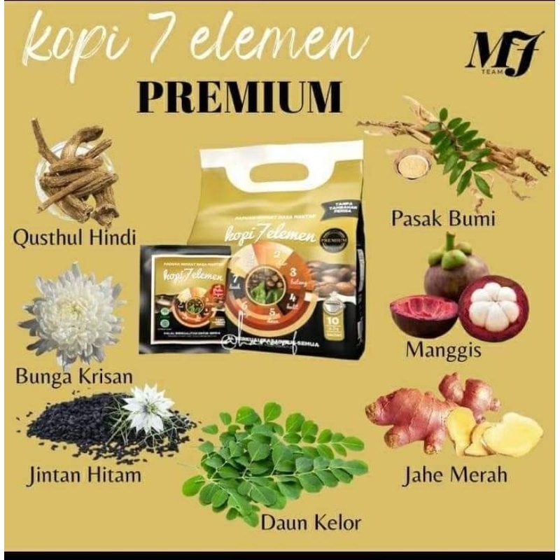 

Kopi sevel Premium HNI, kopi 7 elemen premium, kopi herbal, kopi sachet