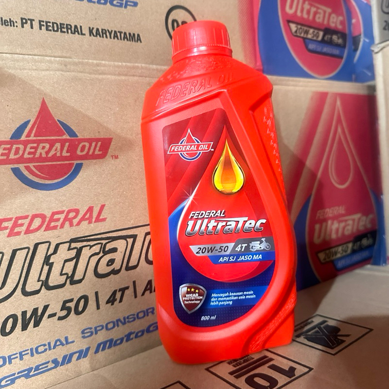 OLI FEDERAL ULTRATEC ULTRATEK 800ML 0.8L MOTOR BEBEK ORI ORIGINAL
