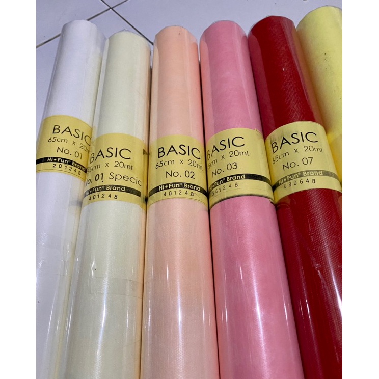 

Kejutan Besar TERMURAH PAPER TISSUE ROLL FLOWER WRAPPING 1 roll ukuran 65 x 2 meter KAIN TISSUE PEMBUNGKUS BUKET BUNGA