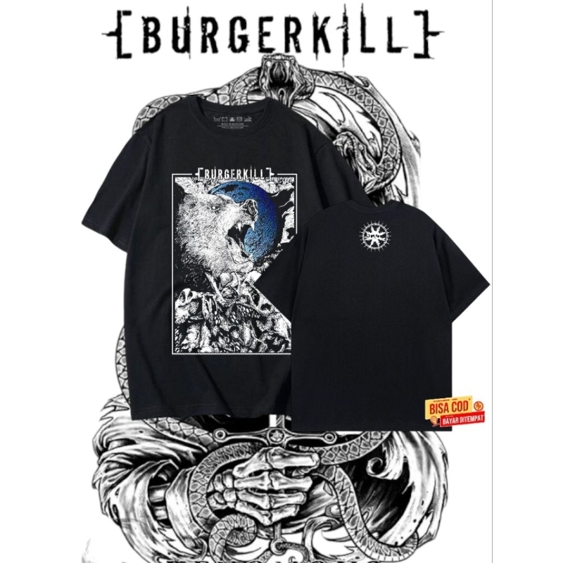 tshirt band BURGERKILL original distro | kaos metal BURGERKILL distro original | kaos metal original