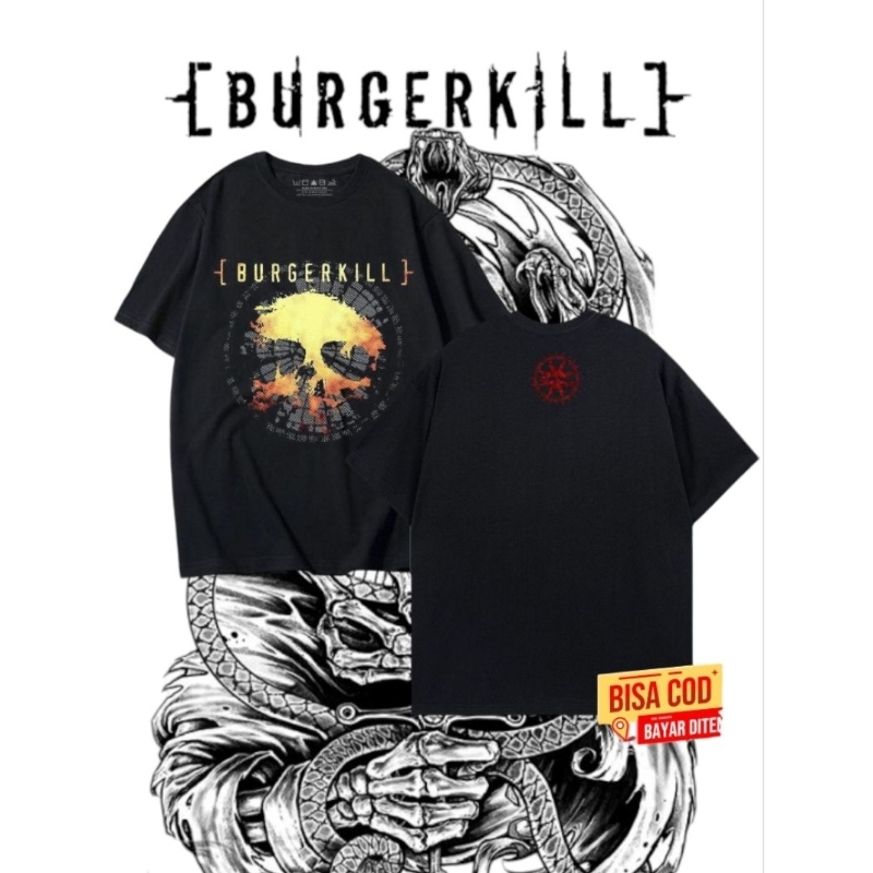 tshirt BURGERKILL band metal original distro | kaos metal BURGERKILL distro original | kaos metal or