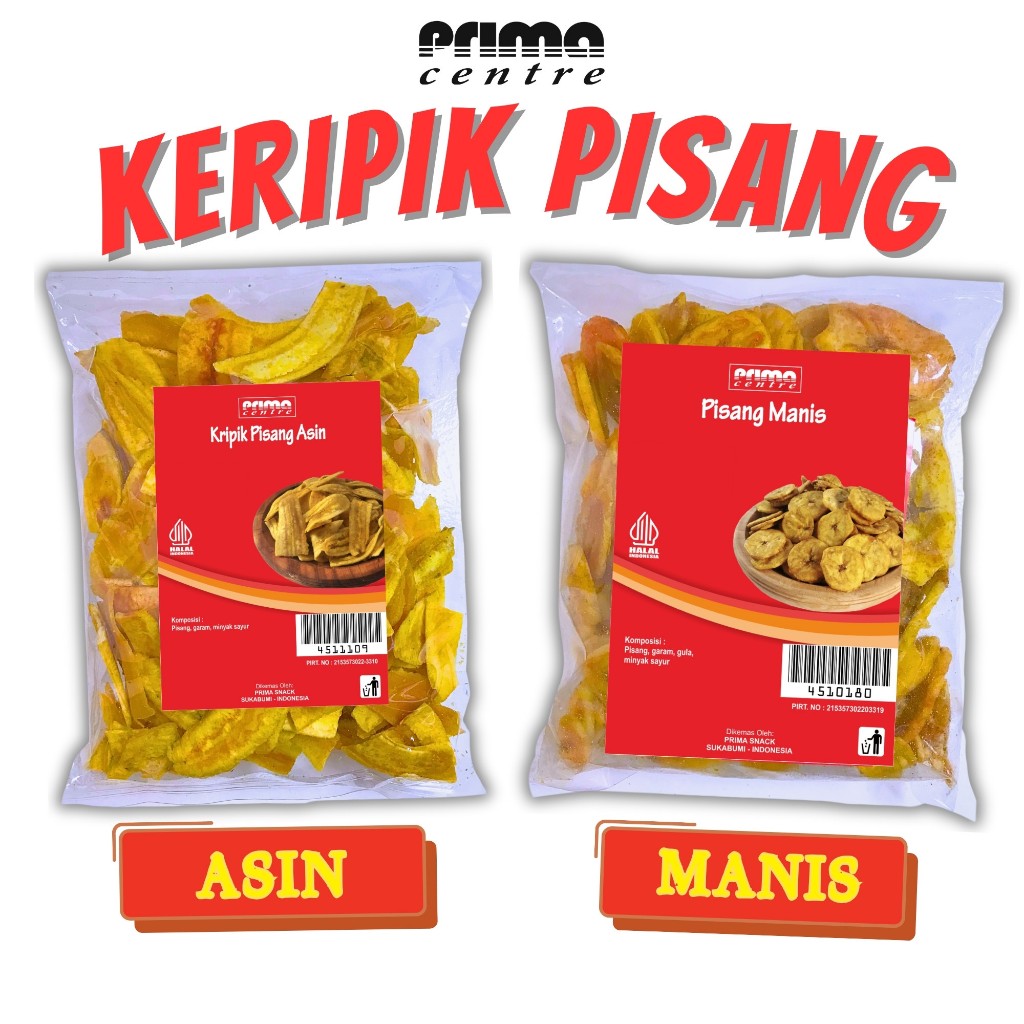 

(SN) KERIPIK PISANG LANTAK ASIN 162gr / KERIPIK PISANG MANIS 195g