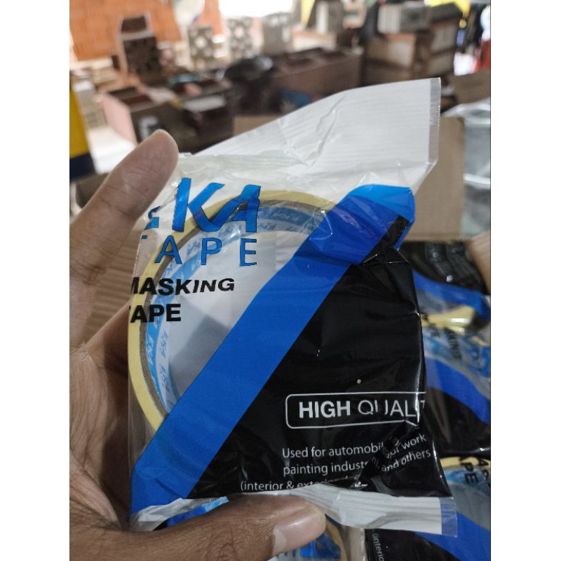 

Eka Masking Kuning Isolasi Kertas 22mm x 10 meter