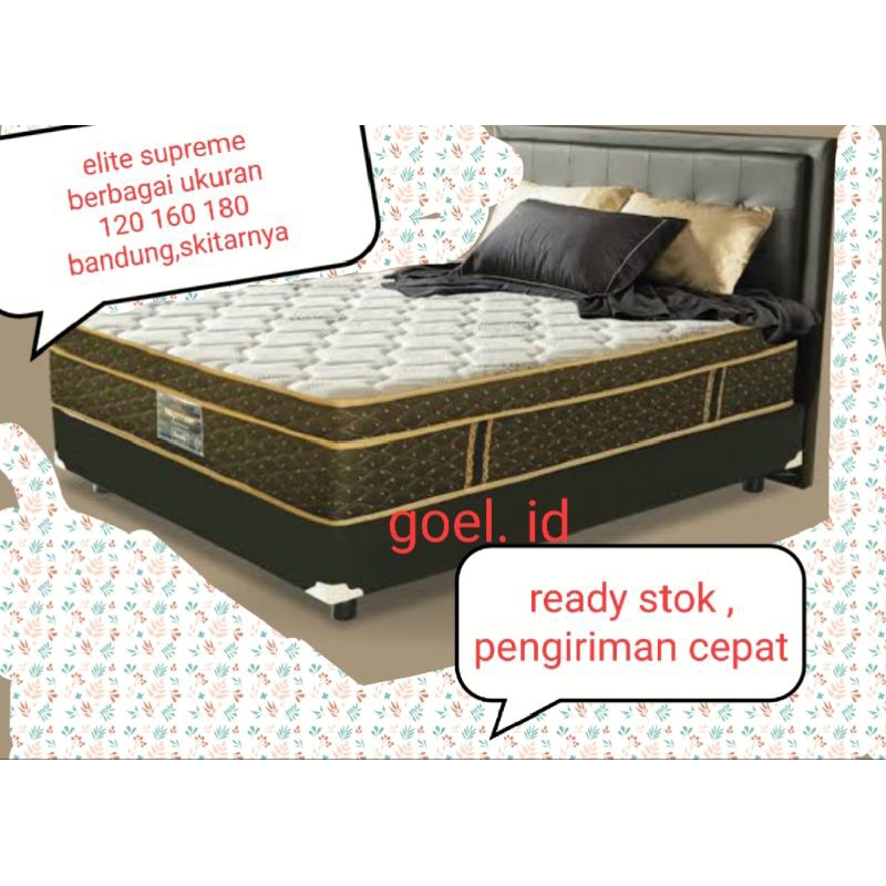 ELITE SPRINGBED SUPREME PLUSH TOP SERENITY / KASUR ELITE SUPREME / SUPREME KASUR ELITE SPRINGBED BDG
