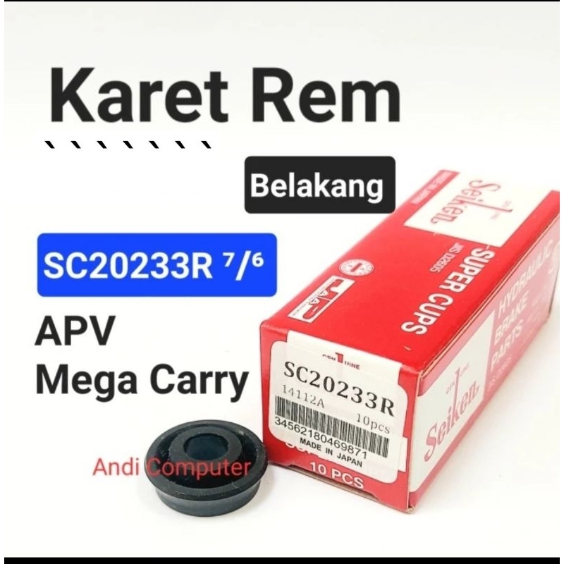 Karet Rem Belakang Suzuki Mega Carry APV sc20233r