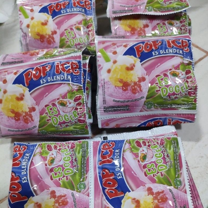 

pop ice 1 renceng isi 10 bungkus